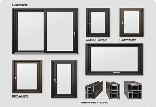 Aluminum window products