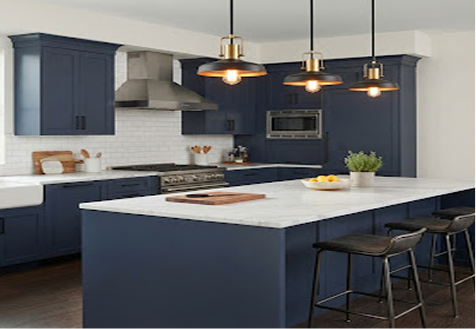 Modern kitchen remodeling project